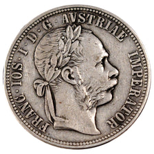 Austria, Franz Joseph I, Florin, 1886, BB, Argento, KM:2222