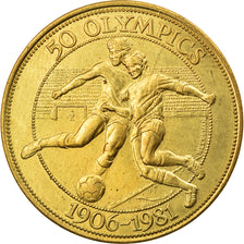 France, Médaille, 50 Olympics, Football, Sports & leisure, 1981, TTB+
