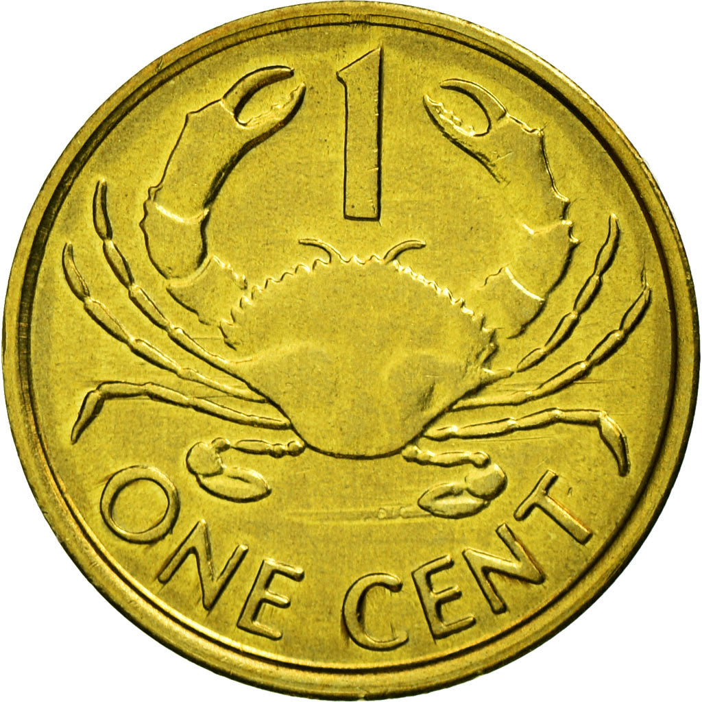 Moneta, Seychelles, Cent, 2004, British Royal Mint, SPL, Ottone, KM:46.2