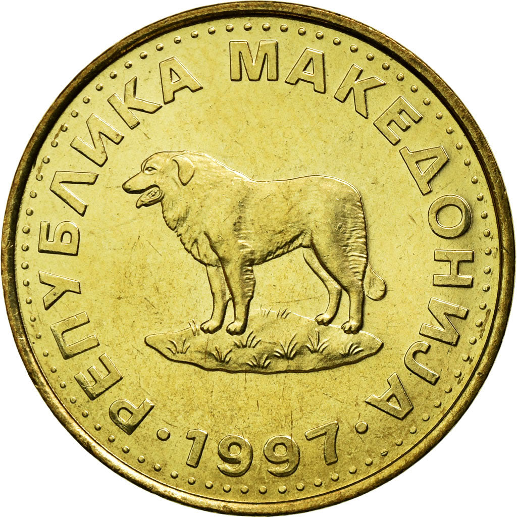 Moneta, Macedonia, Denar, 1997, SPL, Ottone, KM:2