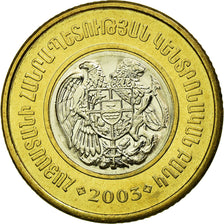 Moneta, Armenia, 500 Dram, 2003, SPL, Bi-metallico, KM:97
