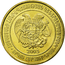 Moeda, Arménia, 200 Dram, 2003, MS(63), Latão, KM:96