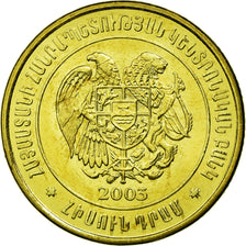 Coin, Armenia, 50 Dram, 2003, MS(63), Brass plated steel, KM:94