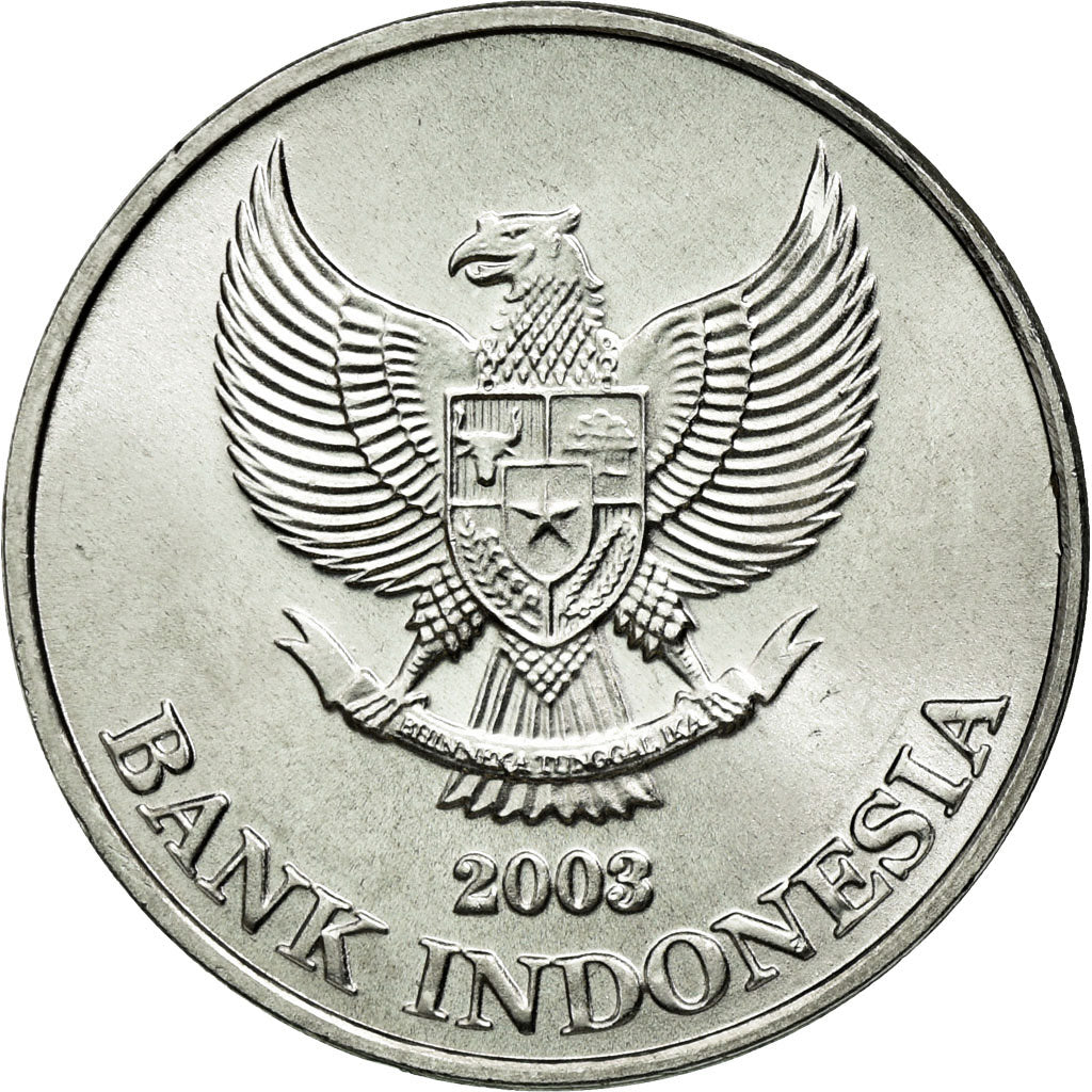 Coin, Indonesia, 200 Rupiah, 2003, Perum Peruri, MS(63), Aluminum, KM:66