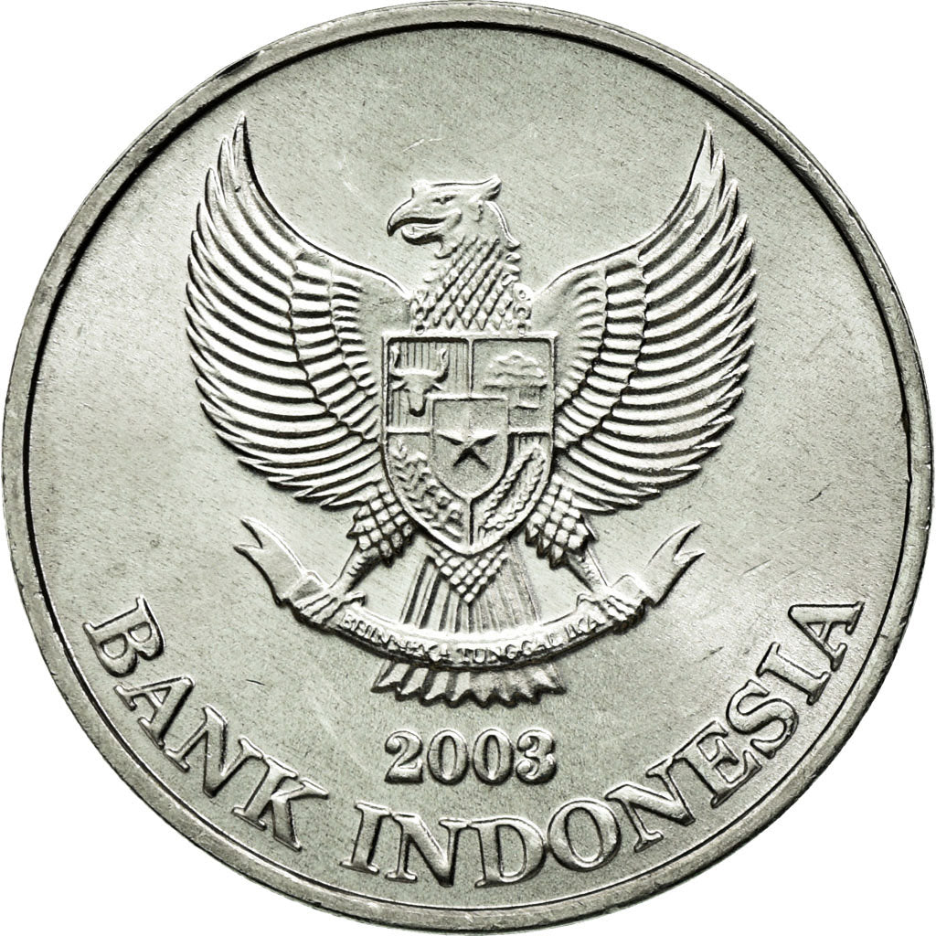 Coin, Indonesia, 200 Rupiah, 2003, Perum Peruri, MS(63), Aluminum, KM:66