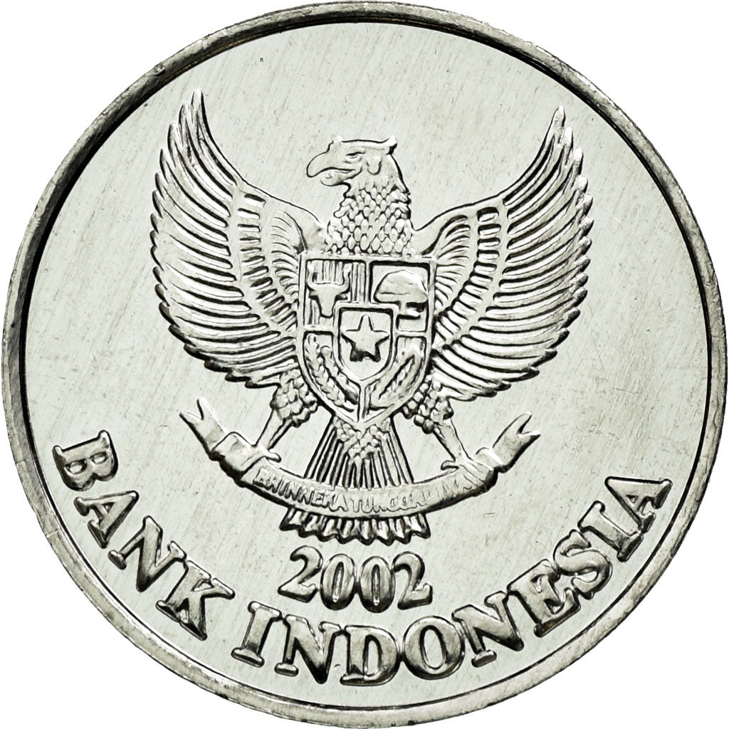Coin, Indonesia, 50 Rupiah, 2002, MS(63), Aluminum, KM:60