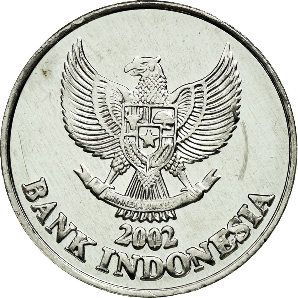 Coin, Indonesia, 50 Rupiah, 2002, MS(63), Aluminum, KM:60