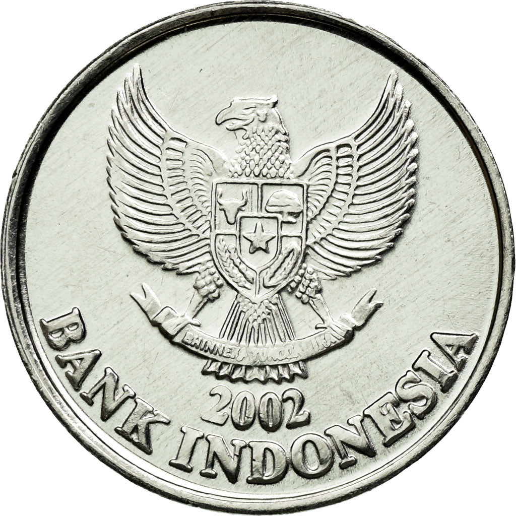 Coin, Indonesia, 50 Rupiah, 2002, MS(63), Aluminum, KM:60