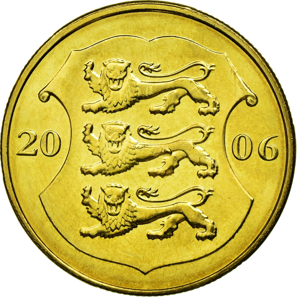Coin, Estonia, Kroon, 2006, no mint, AU(55-58), Aluminum-Bronze, KM:35