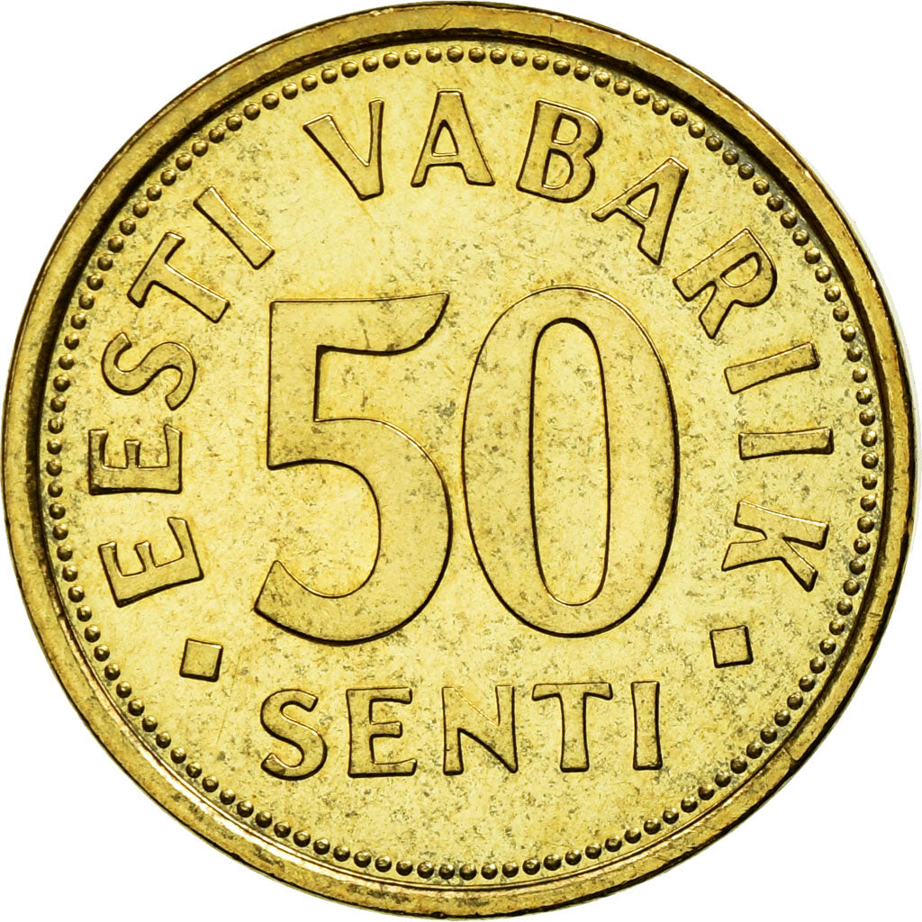 Coin, Estonia, 50 Senti, 2006, MS(63), Aluminum-Bronze, KM:24