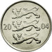 Moneta, Estonia, 20 Senti, 2004, no mint, MS(63), Nickel platerowany stalą