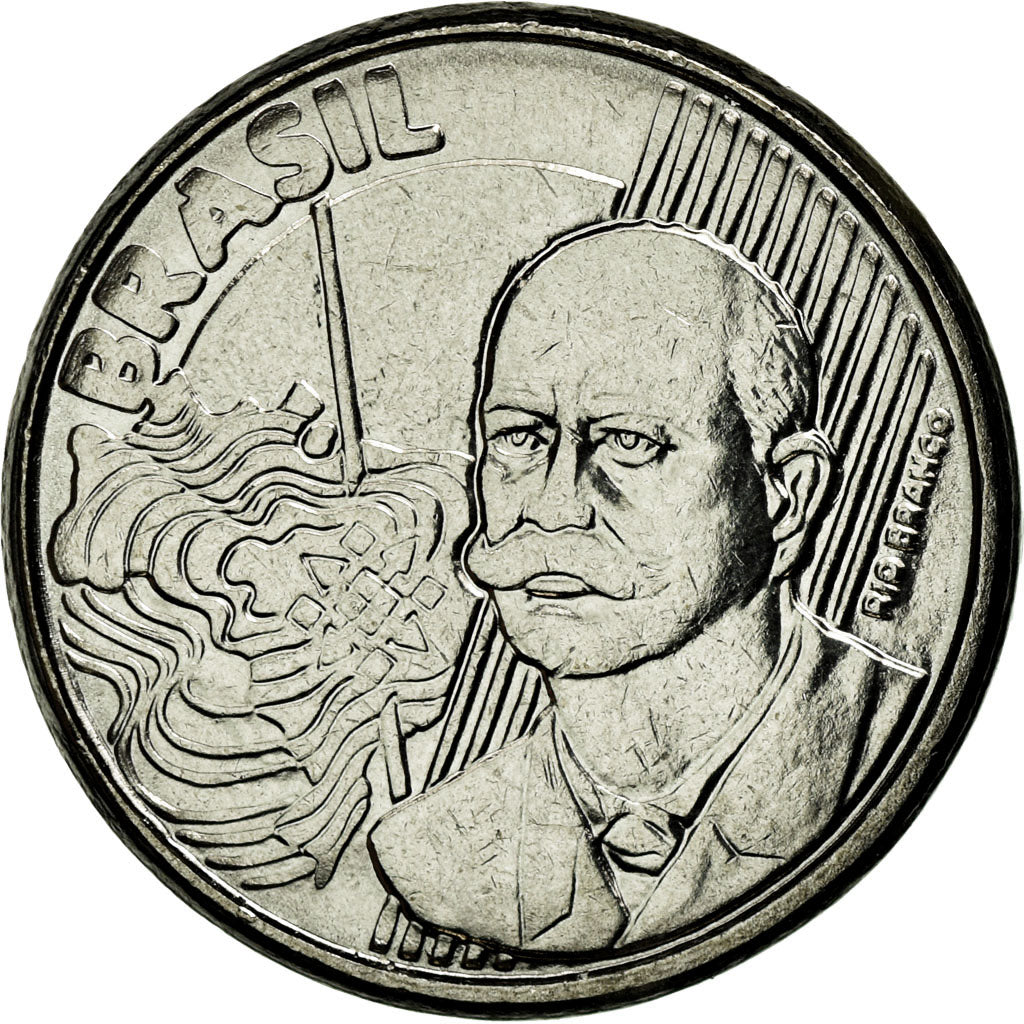 Monnaie, Brésil, 50 Centavos, 2008, SPL, Stainless Steel, KM:651a