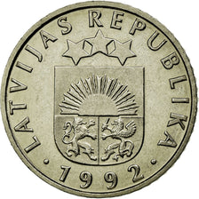 Coin, Latvia, 50 Santimu, 1992, EF(40-45), Copper-nickel, KM:13