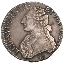 Francia, Louis XVI, Écu aux branches d'olivier, Ecu, 1784, Limoges, MB+, Arg...