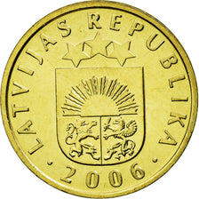 Moneta, Lettonia, 5 Santimi, 2006, SPL-, Nichel-ottone, KM:16