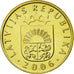 Moneta, Lettonia, 5 Santimi, 2006, SPL-, Nichel-ottone, KM:16