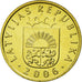 Coin, Latvia, 5 Santimi, 2006, AU(55-58), Nickel-brass, KM:16