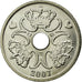 Coin, Denmark, Margrethe II, 5 Kroner, 2007, Brondby, MS(63), Copper-nickel
