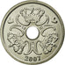Moeda, Dinamarca, Margrethe II, 2 Kroner, 2007, Brondby, MS(63), Cobre-níquel