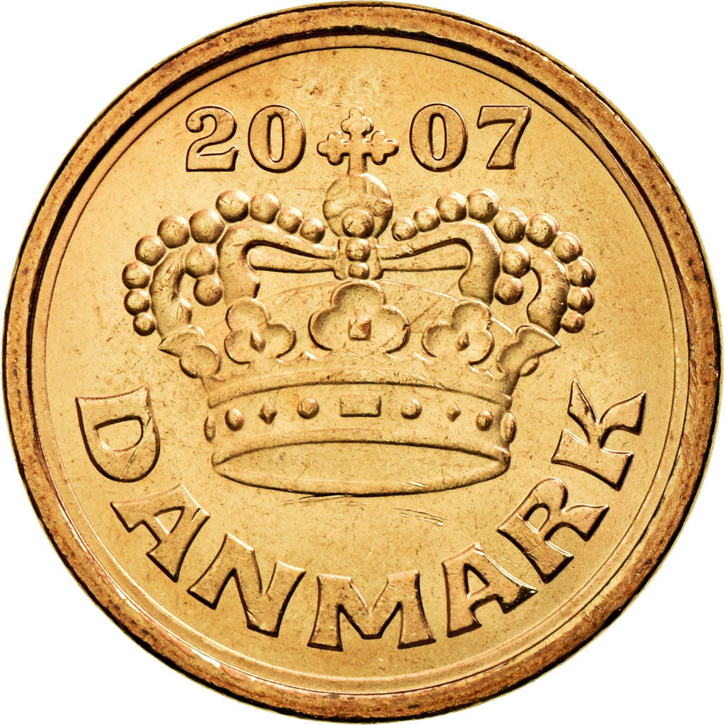 Moneta, Danimarca, Margrethe II, 50 Öre, 2007, Brondby, SPL, Bronzo, KM:866.3