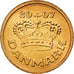 Coin, Denmark, Margrethe II, 25 Öre, 2007, Brondby, MS(63), Bronze, KM:868.2