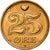 Munten, Denemarken, Margrethe II, 25 Öre, 2007, Brondby, UNC-, Bronze, KM:868.2