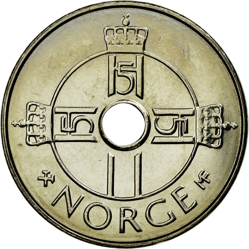 Moneda, Noruega, Harald V, Krone, 2006, SC, Cobre - níquel, KM:462