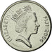 Münze, Fiji, Elizabeth II, 20 Cents, 2006, VZ, Nickel plated steel, KM:53a