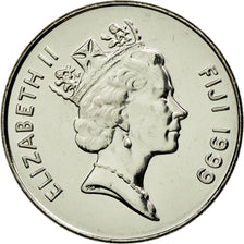Moneta, Figi, Elizabeth II, 10 Cents, 1999, SPL, Acciaio placcato nichel, KM:52a