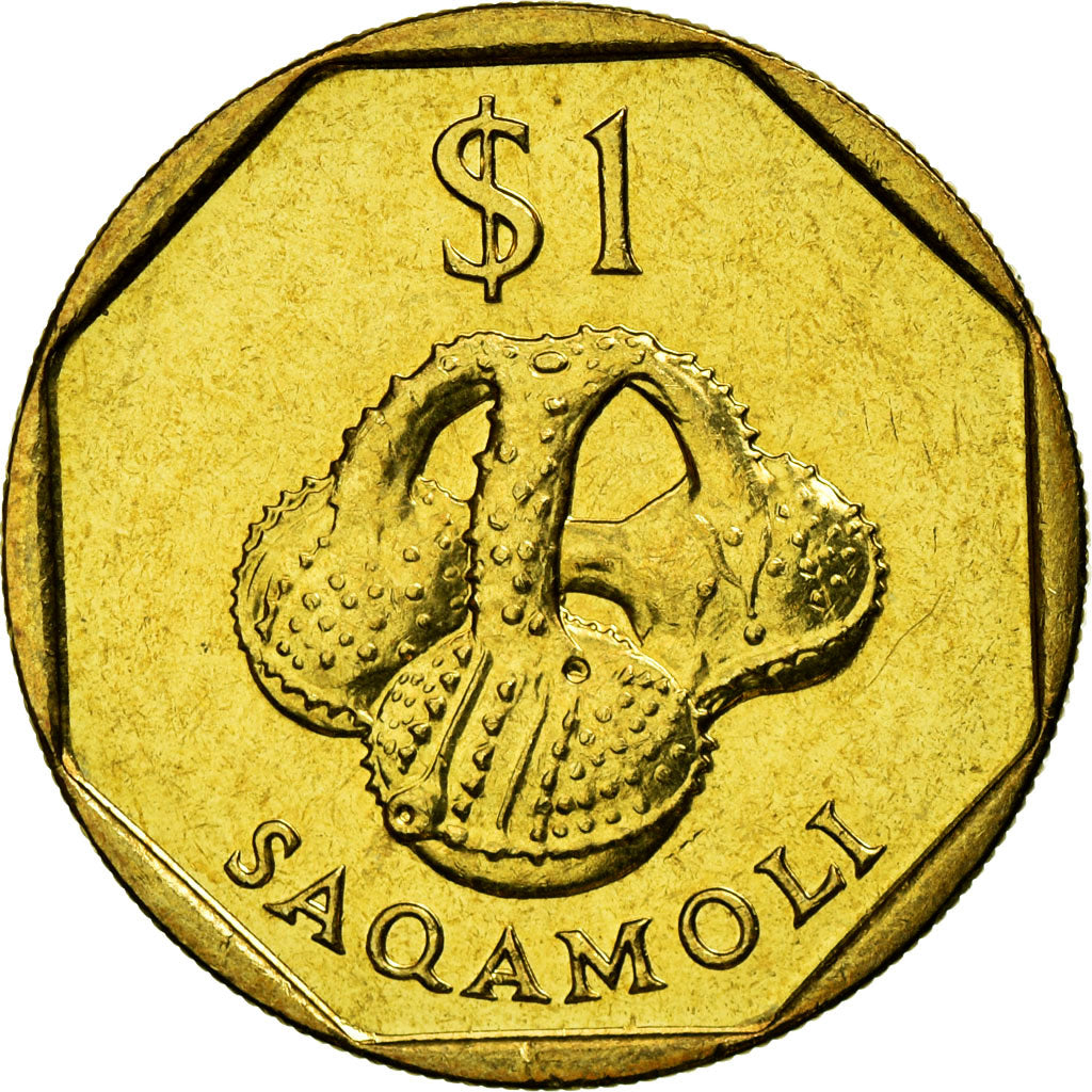 Monnaie, Fiji, Elizabeth II, Dollar, 1998, TTB+, Aluminum-Bronze, KM:73