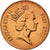 Moneda, Fiji, Elizabeth II, 2 Cents, 2001, EBC, Cobre chapado en cinc, KM:50a