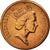 Moneda, Fiji, Elizabeth II, Cent, 2001, EBC, Cobre chapado en cinc, KM:49a
