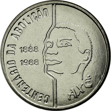 Munten, Brazilië, Abolition of Slavery Centennial - Male, 100 Cruzados, 1988