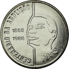 Monnaie, Brésil, Abolition of Slavery Centennial - Male, 100 Cruzados, 1988