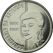 Münze, Brasilien, Abolition of Slavery Centennial - Female, 100 Cruzados, 1988