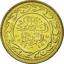 Coin, Tunisia, 20 Millim, 2007, Paris, MS(63), Brass plated steel, KM:307a