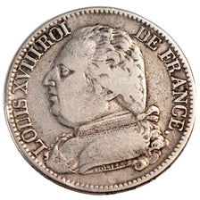 FRANCE, Louis XVIII, 5 Francs, 1814, Perpignan, KM #702.11, VF(20-25), Silver,..