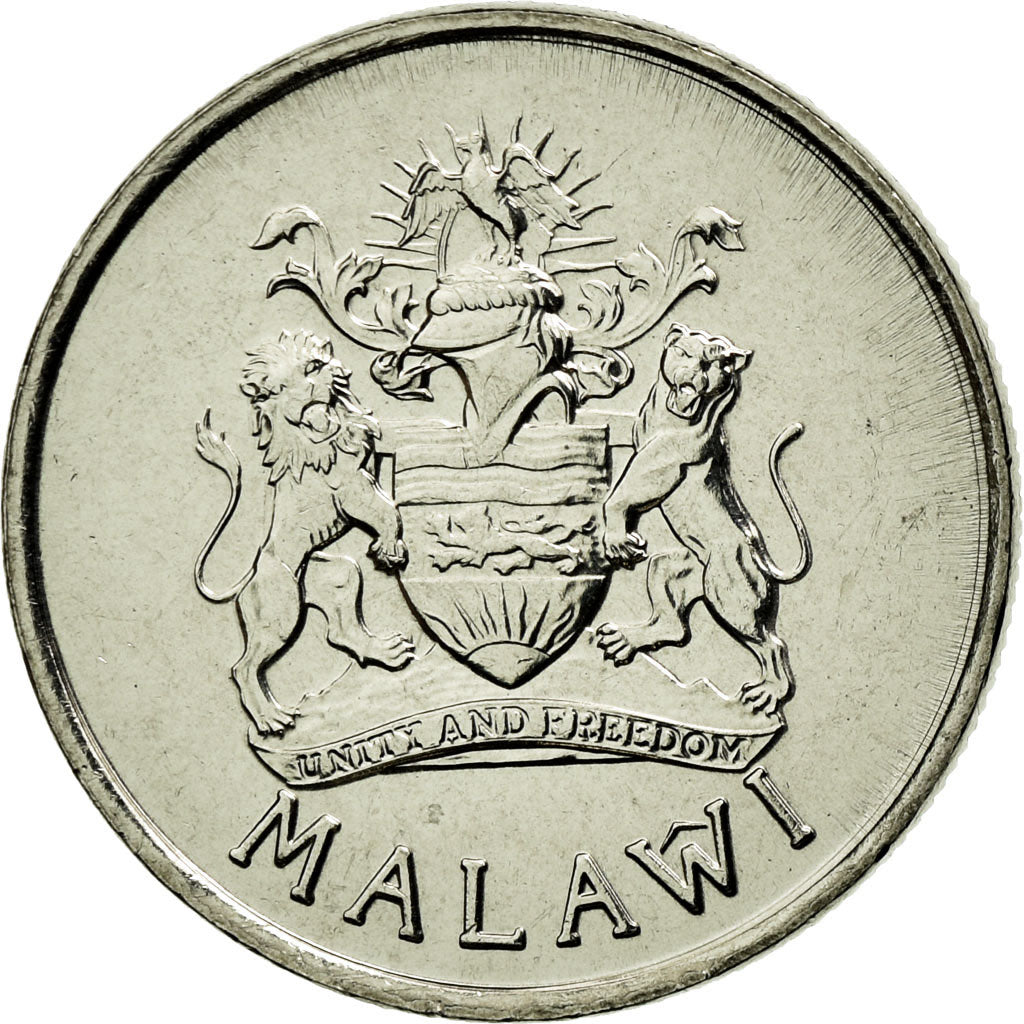 Coin, Malawi, 5 Tambala, 1995, AU(55-58), Nickel plated steel, KM:32.1