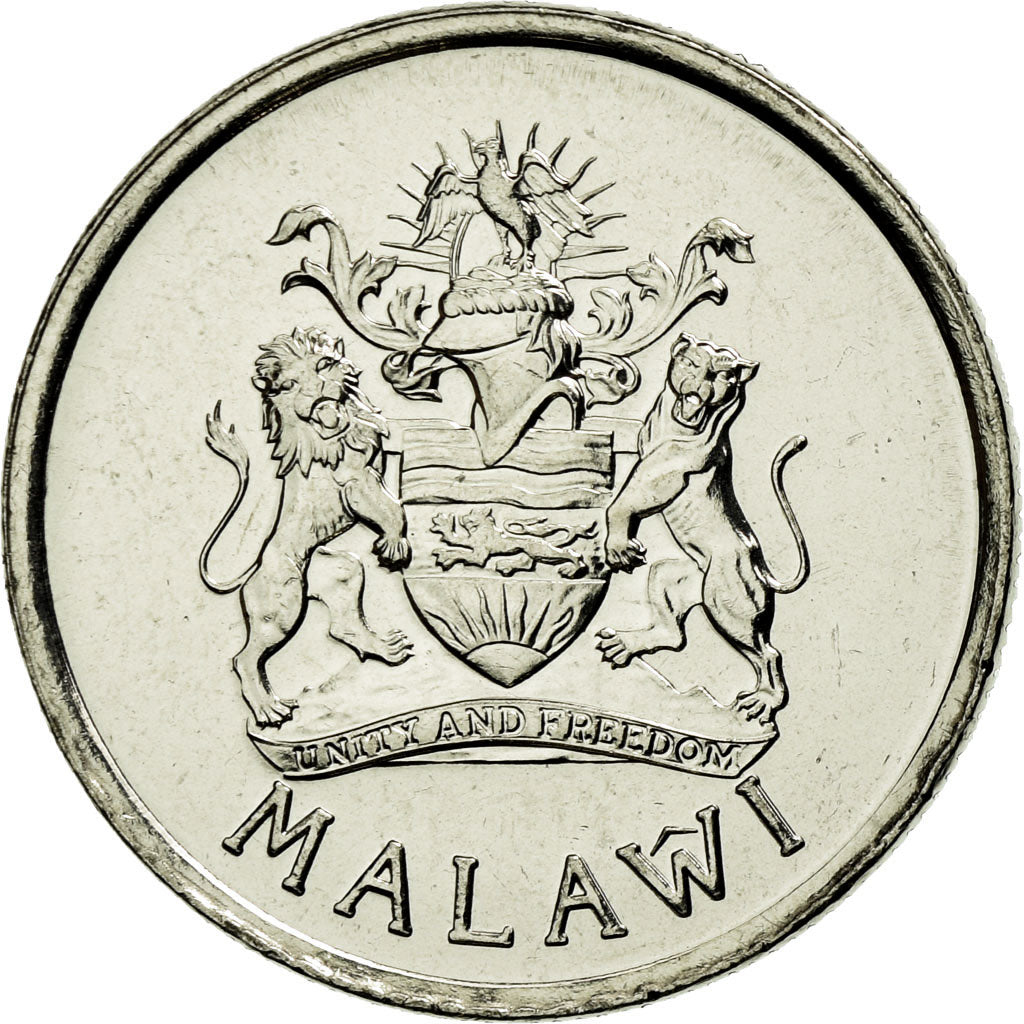 Coin, Malawi, 5 Tambala, 1995, AU(55-58), Nickel plated steel, KM:32.1