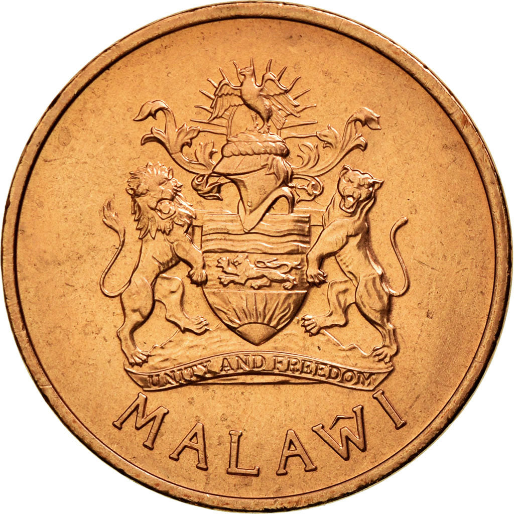 Coin, Malawi, 2 Tambala, 1995, AU(55-58), Copper Plated Steel, KM:25