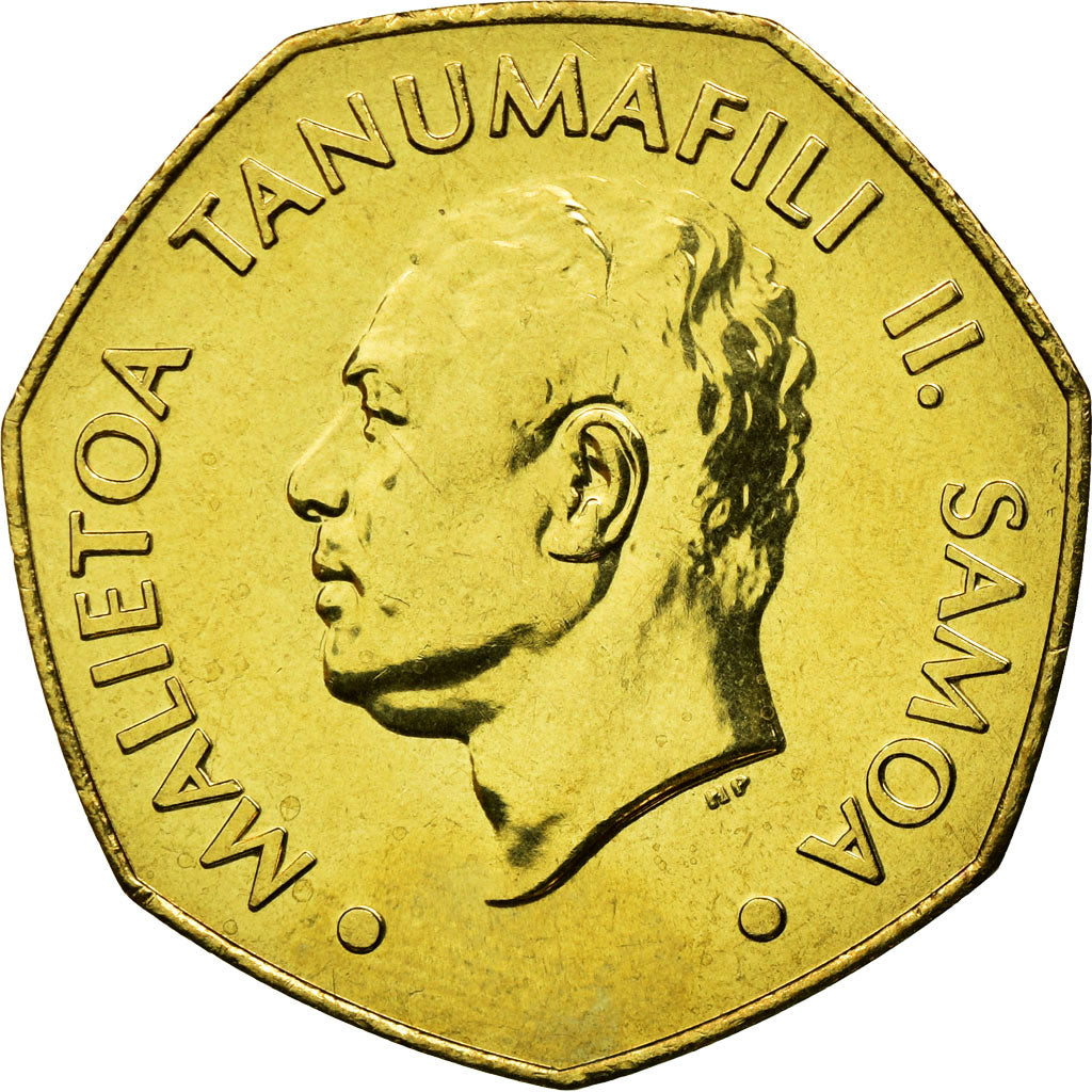 Coin, Samoa, Tala, 2002, AU(55-58), Brass, KM:135
