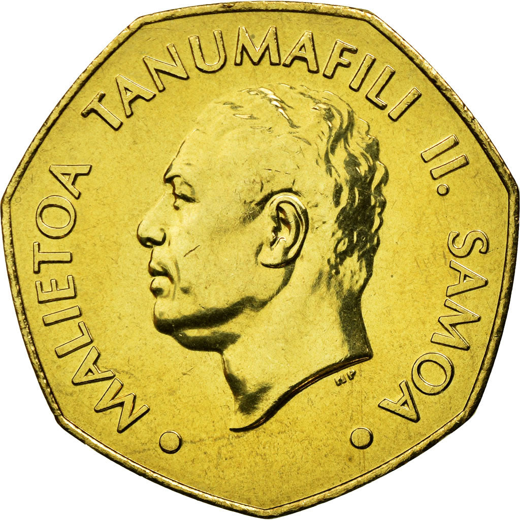 Coin, Samoa, Tala, 2002, AU(55-58), Brass, KM:135