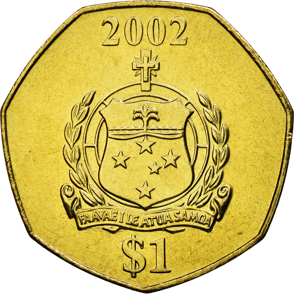 Coin, Samoa, Tala, 2002, AU(55-58), Brass, KM:135