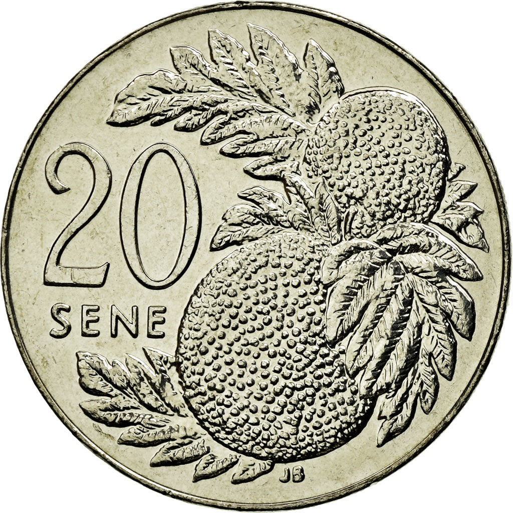 Monnaie, Samoa, 20 Sene, 2002, SUP, Copper-nickel, KM:133
