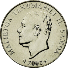 Coin, Samoa, 20 Sene, 2002, AU(55-58), Copper-nickel, KM:133