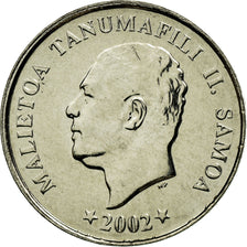 Coin, Samoa, 5 Sene, 2002, AU(55-58), Copper-nickel, KM:131