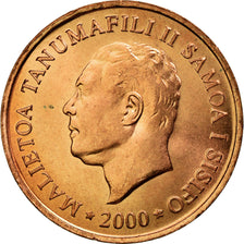 Münze, Samoa, 2 Sene, 2000, UNZ, Bronze, KM:122
