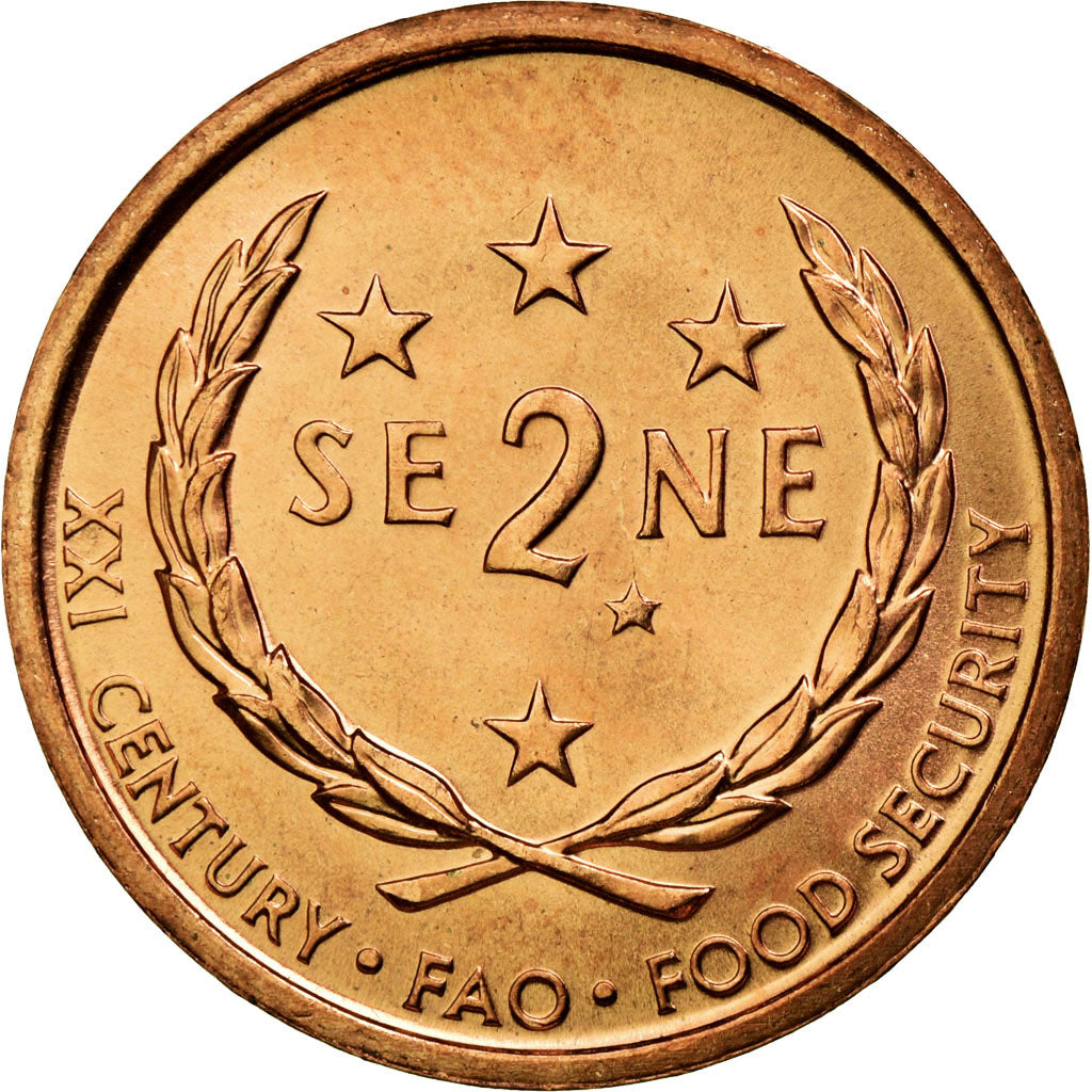 Münze, Samoa, 2 Sene, 2000, UNZ, Bronze, KM:122