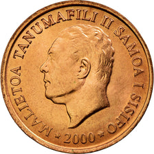 Munten, Samoa, 2 Sene, 2000, UNC-, Bronze, KM:122