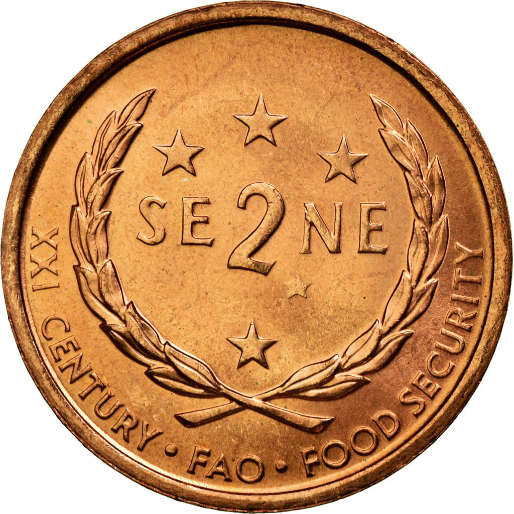 Munten, Samoa, 2 Sene, 2000, UNC-, Bronze, KM:122